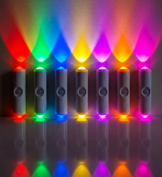 4-Pack Premium RGB Smart LED Motion Sensor Lights - Rechargeable & Magnetic Mount