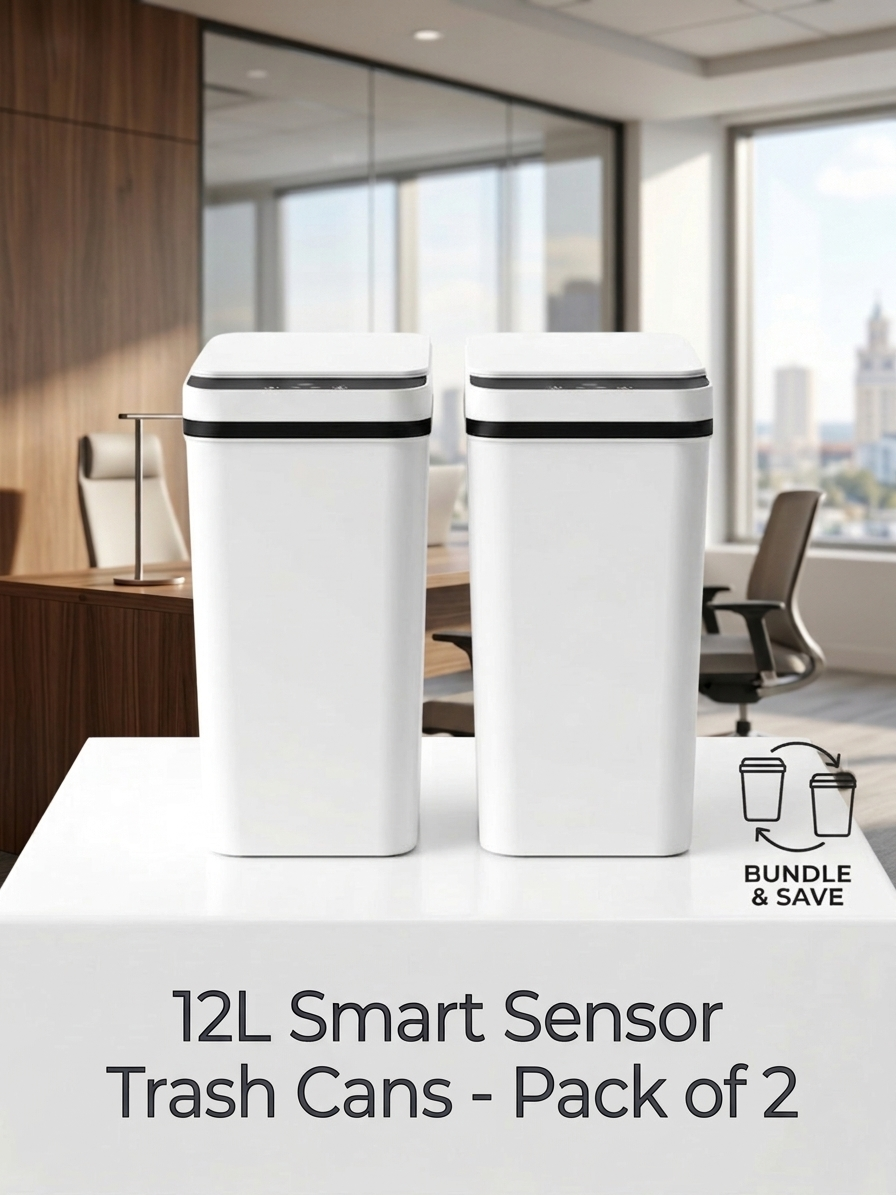 Slim Touchless Smart Sensor Trash Can (12L)